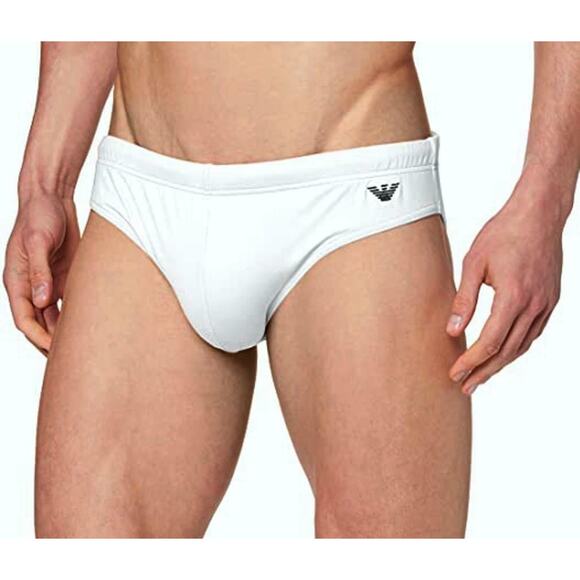 Empirio Armani EAGLE RIB VISCOSE Swim BRIEFS sz IT 50 US M - Picture 1 of 6